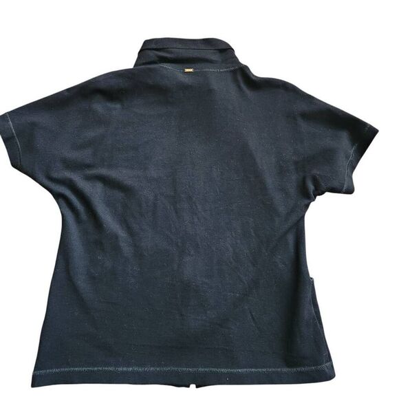 St John Sport Jacket Womens Small P Petite Athleticwear Short Sleeve Full Zip Wo - Picture 3 of 6